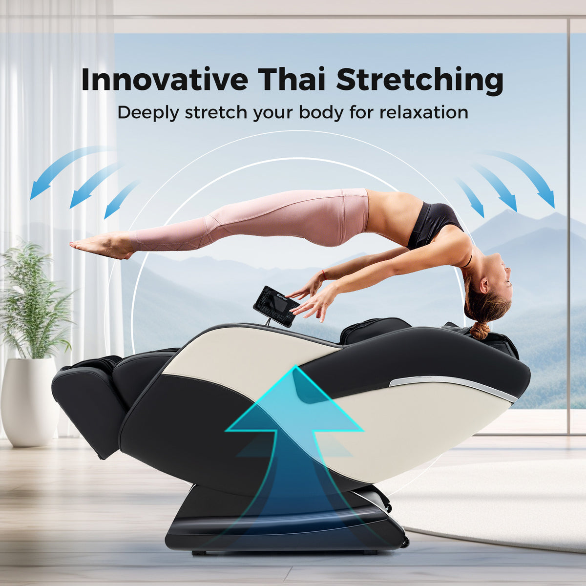 Relaxation 38 - Full Body Massage Chair with Airbags and Heater