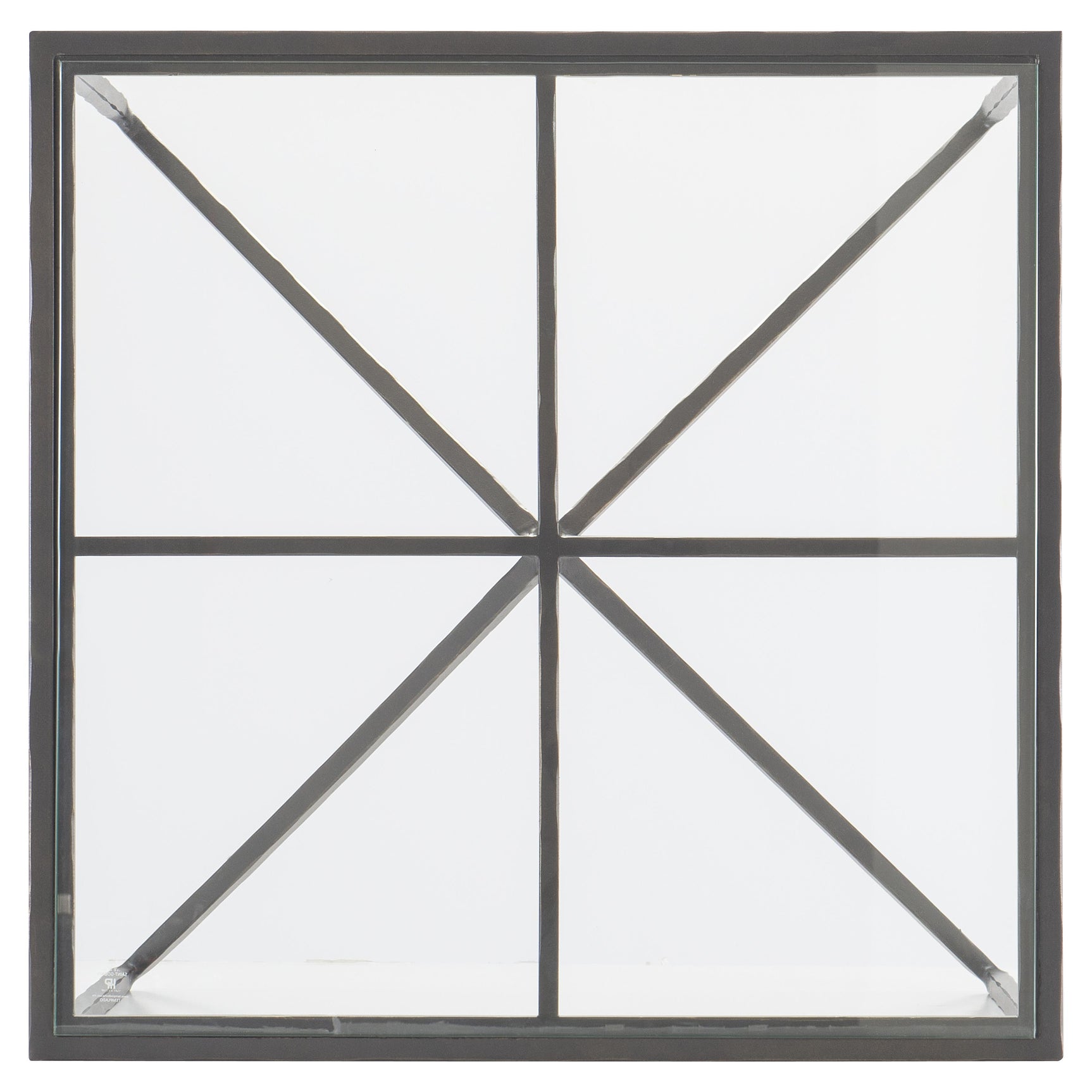 Fulton Glass/New Aged Bronze Side Table - Ornate Home