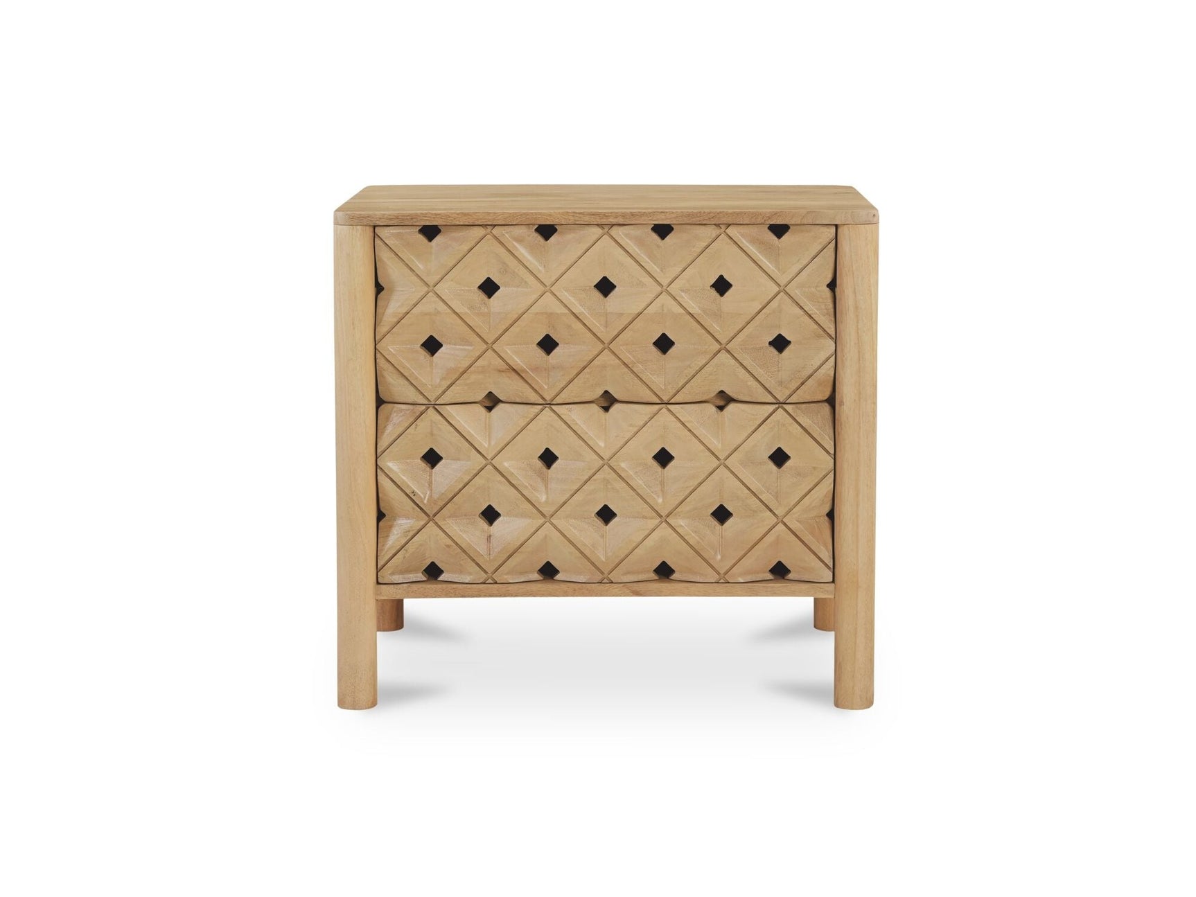 Fulton Natural Nightstand - Ornate Home