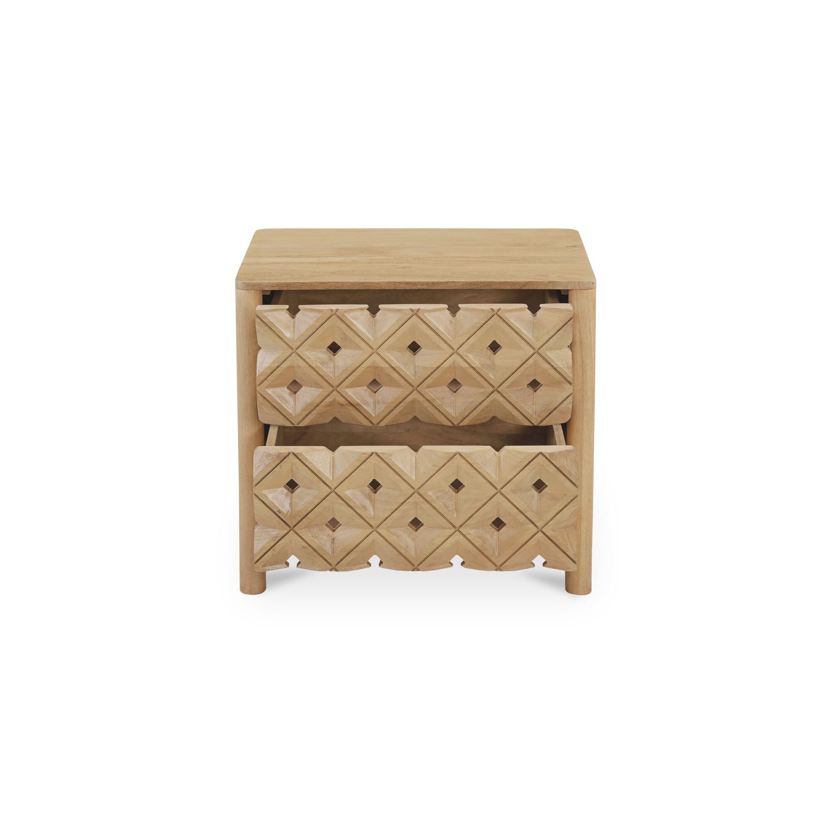 Fulton Natural Nightstand - Ornate Home