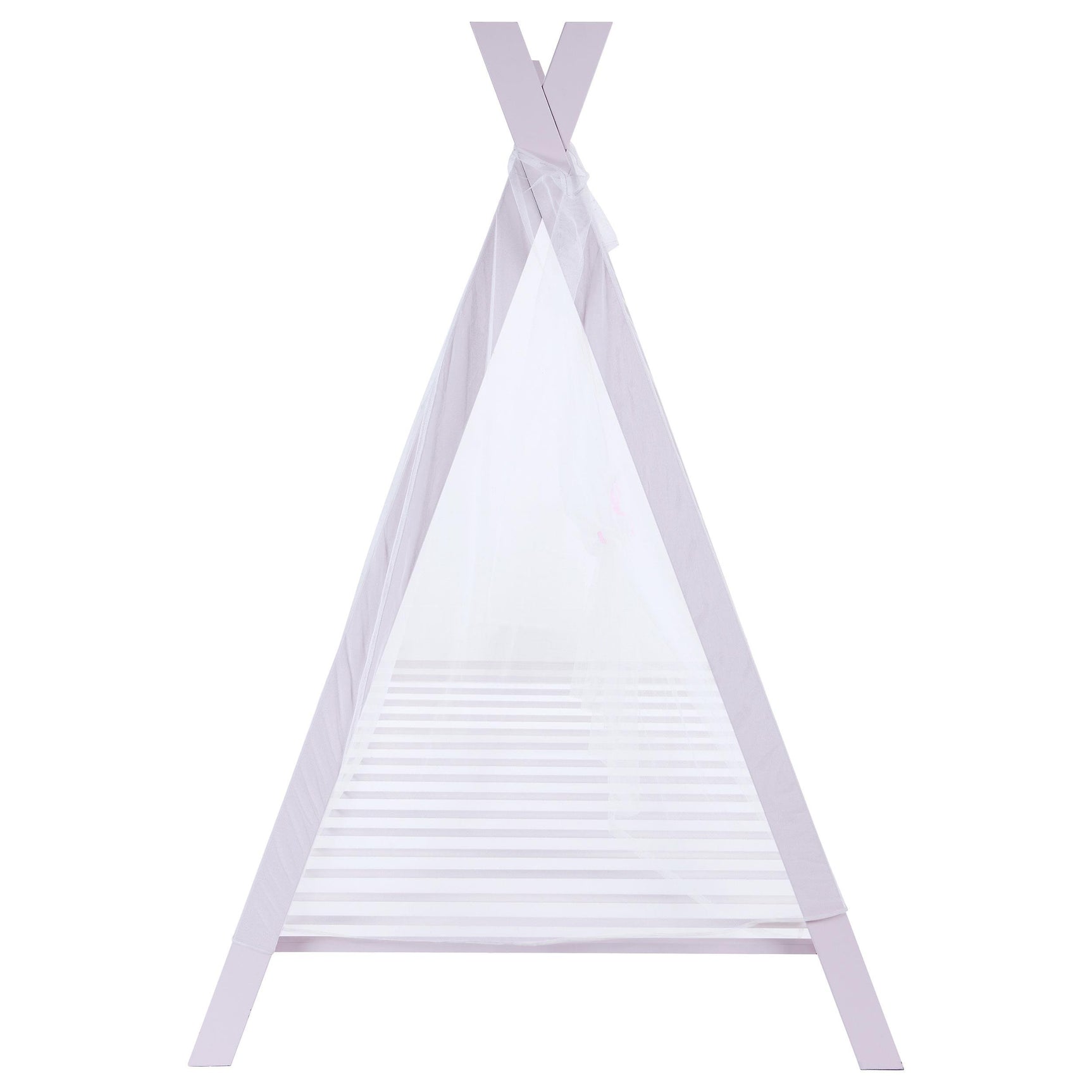 Fultonville Pink Metal Twin Tent Bed with 7-inch Mattress - Ornate Home