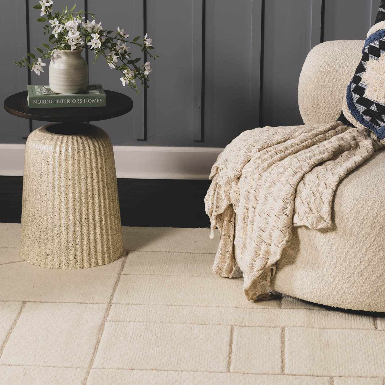 Fusao Beige Area Rug - Ornate Home