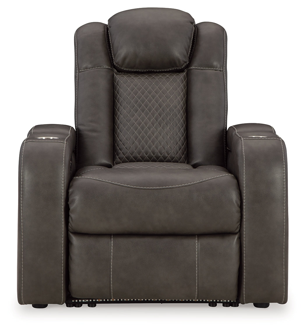 Fyne-Dyme Shadow Power Reclining Sofa and Power Recliner (Online Special Price) - Ornate Home
