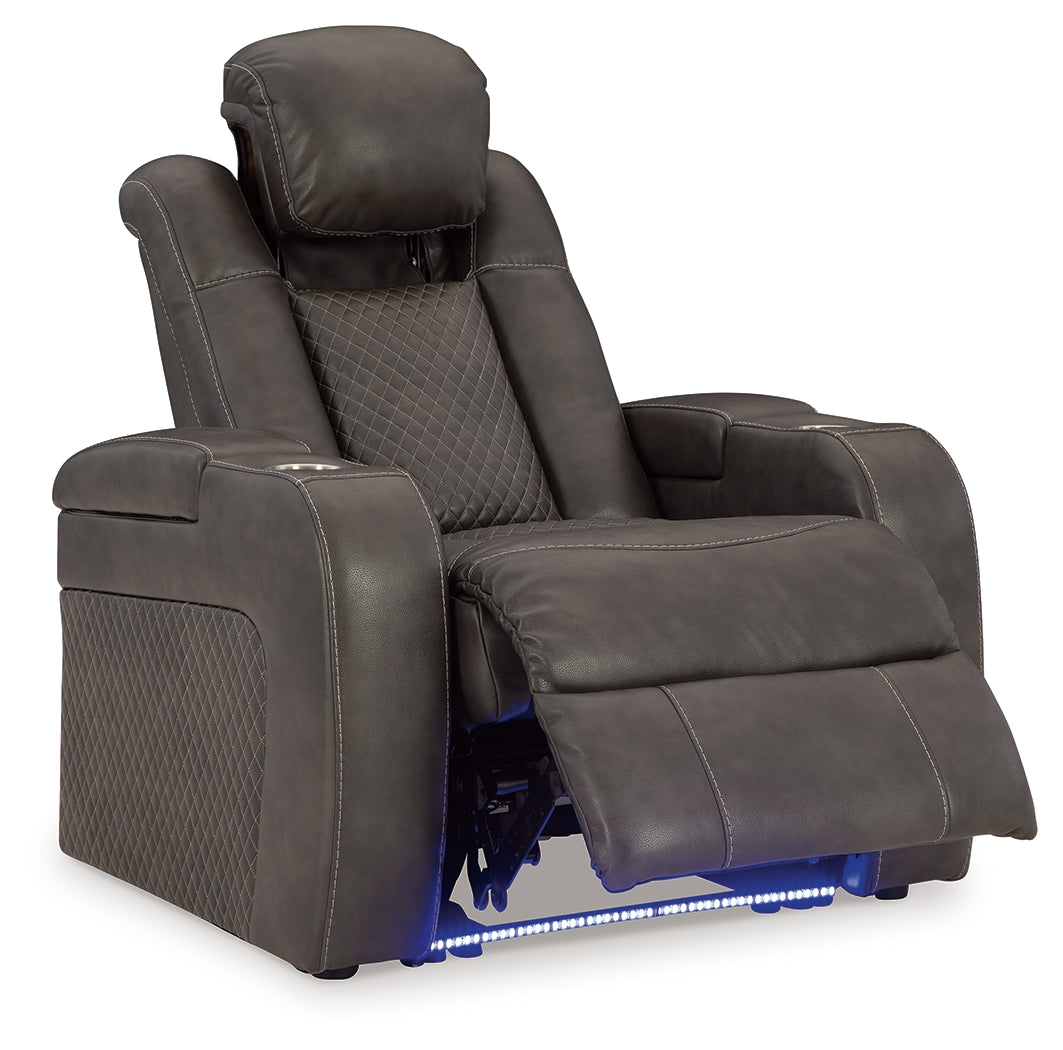 Fyne-Dyme Shadow Power Reclining Sofa and Power Recliner (Online Special Price) - Ornate Home