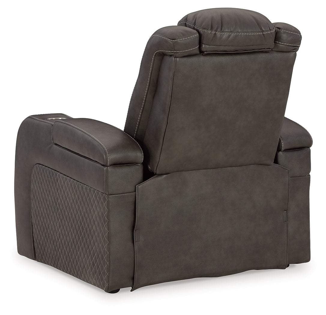 Fyne-Dyme Shadow Power Reclining Sofa and Power Recliner (Online Special Price) - Ornate Home