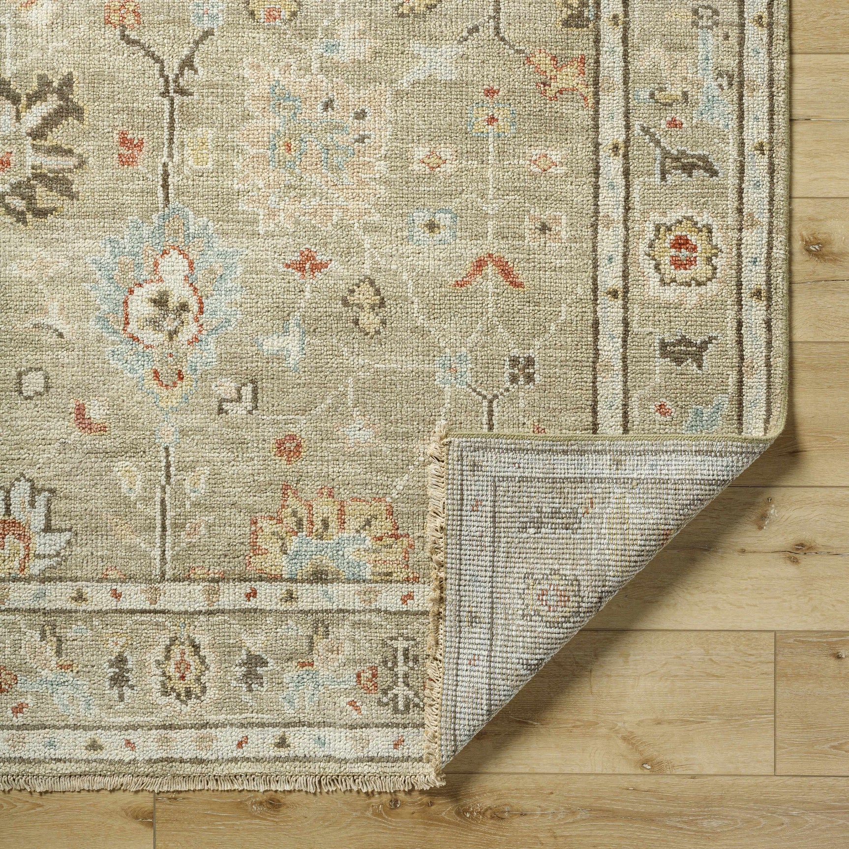 Gammad Hand Knotted Wool Area Rug - Clearance