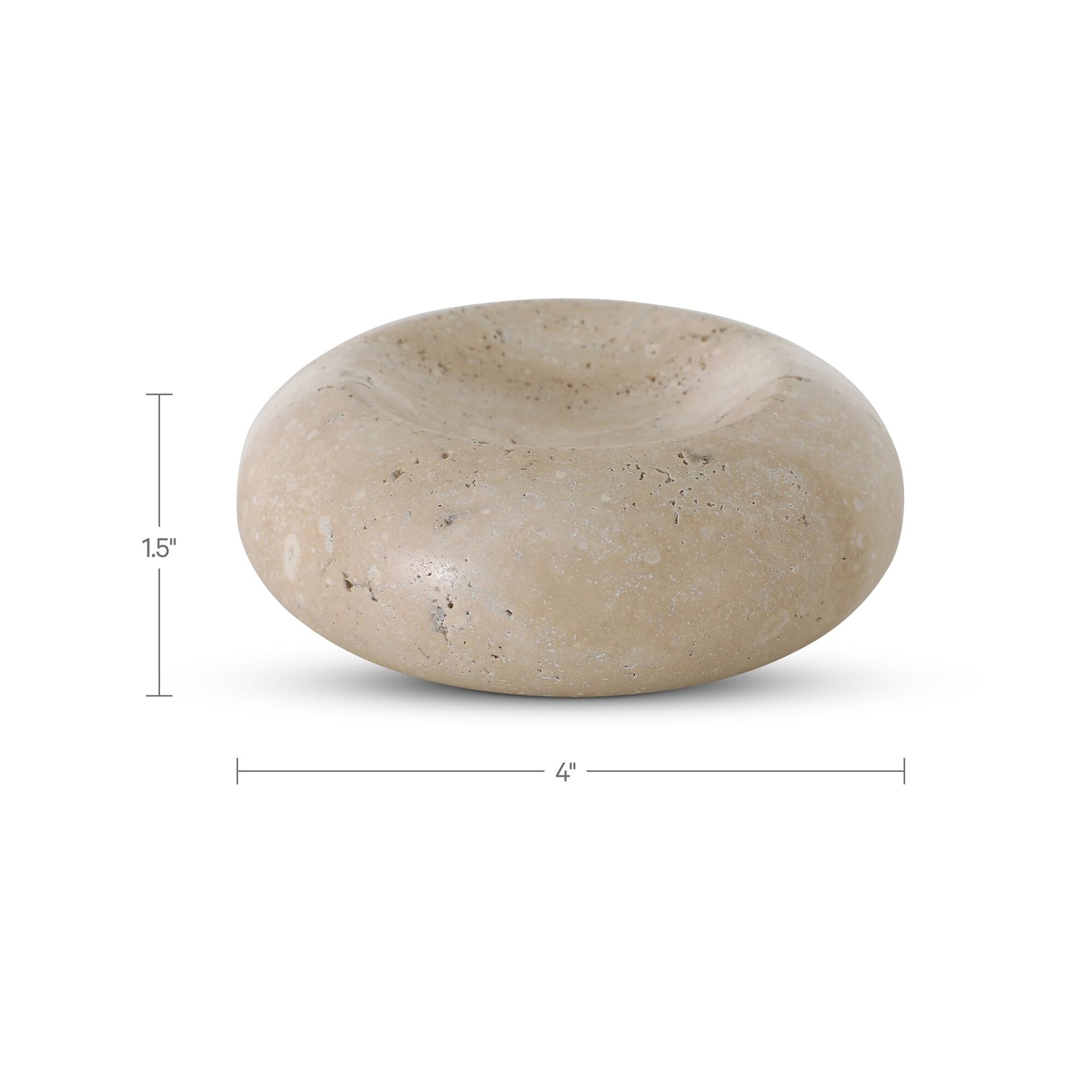 Neso Natural Travertine Catchall