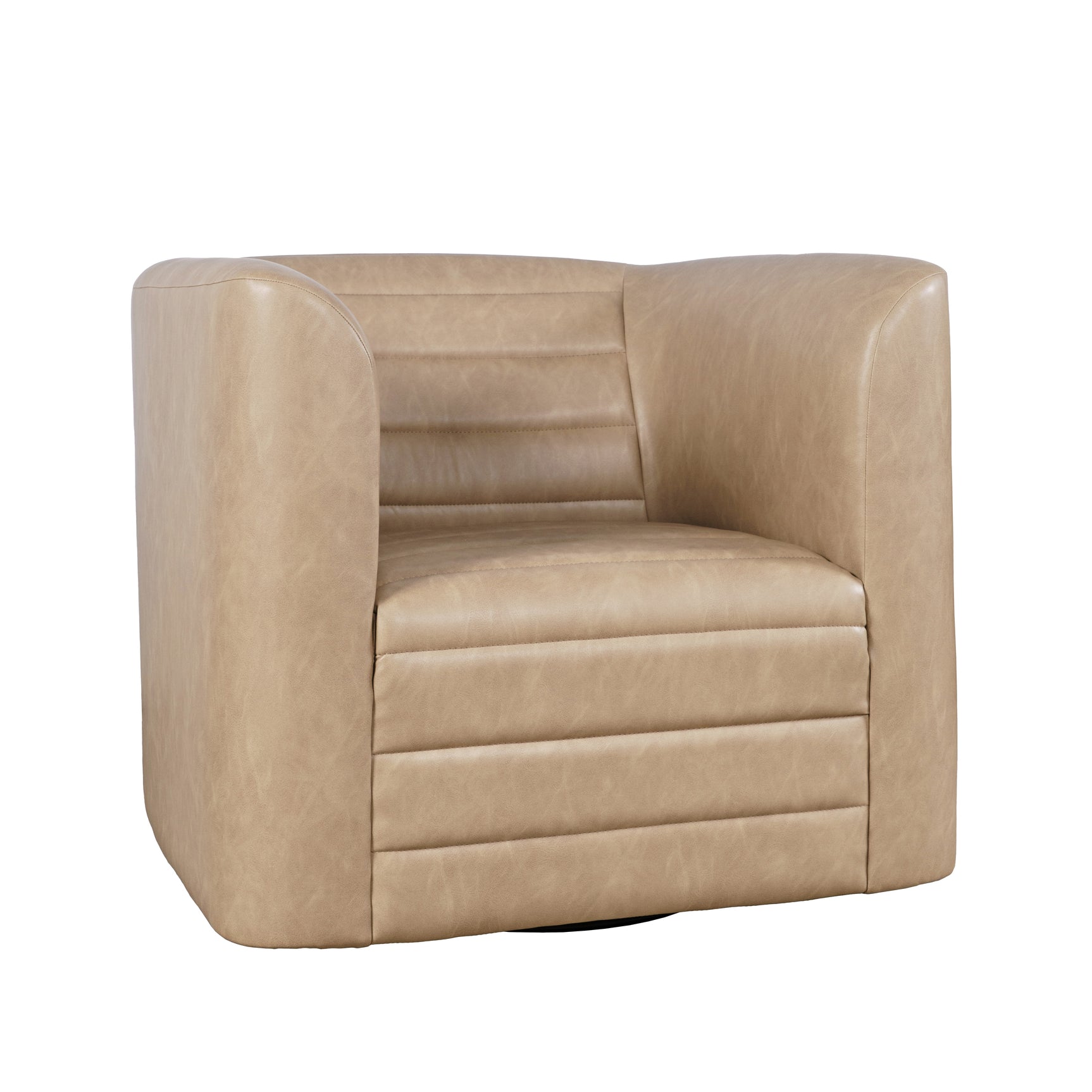 GT Swivel Sand Accent Chair - Ornate Home