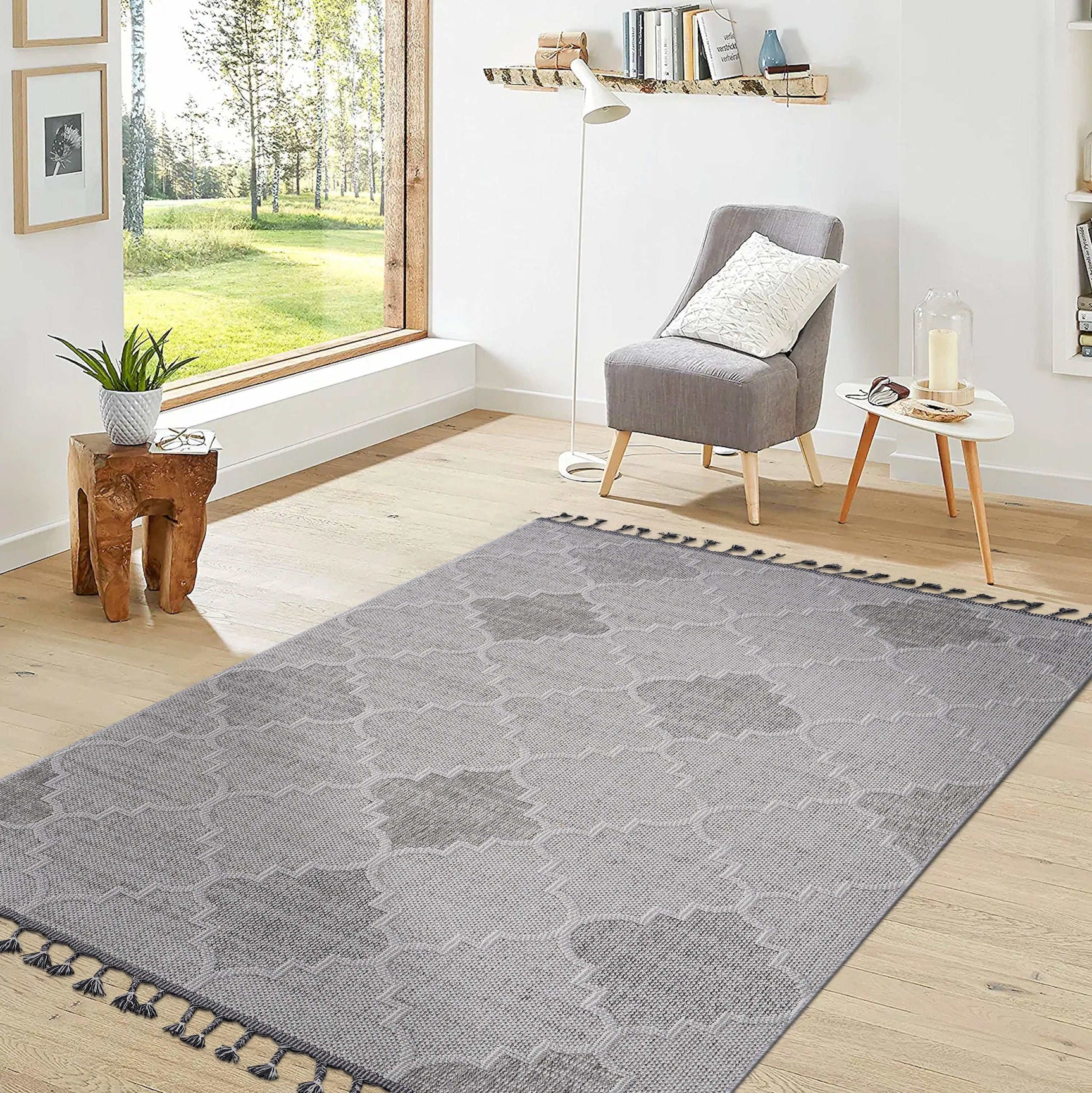 Guros Stylish Indoor Area Rug 5' x 7' - Ornate Home