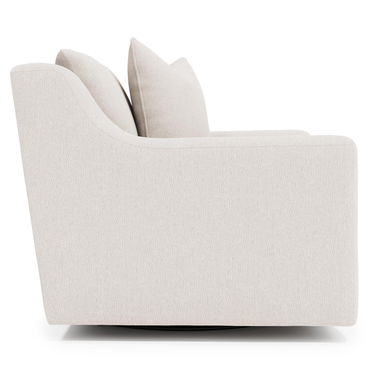 Gabi Ivory Swivel Chair - Ornate Home