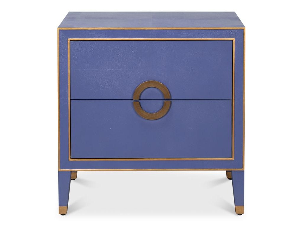 Gabriella Blue Nightstand - Ornate Home