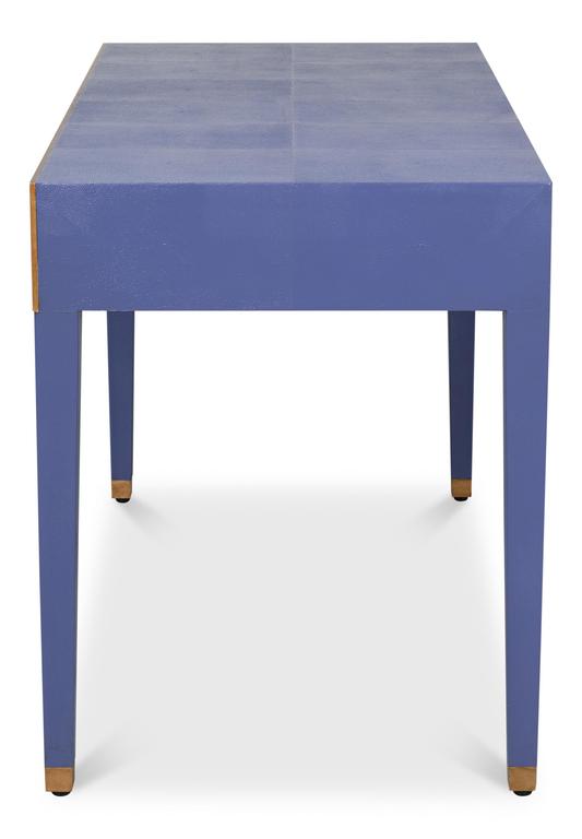 Gabriella Blue Shagreen Desk/Table - Ornate Home