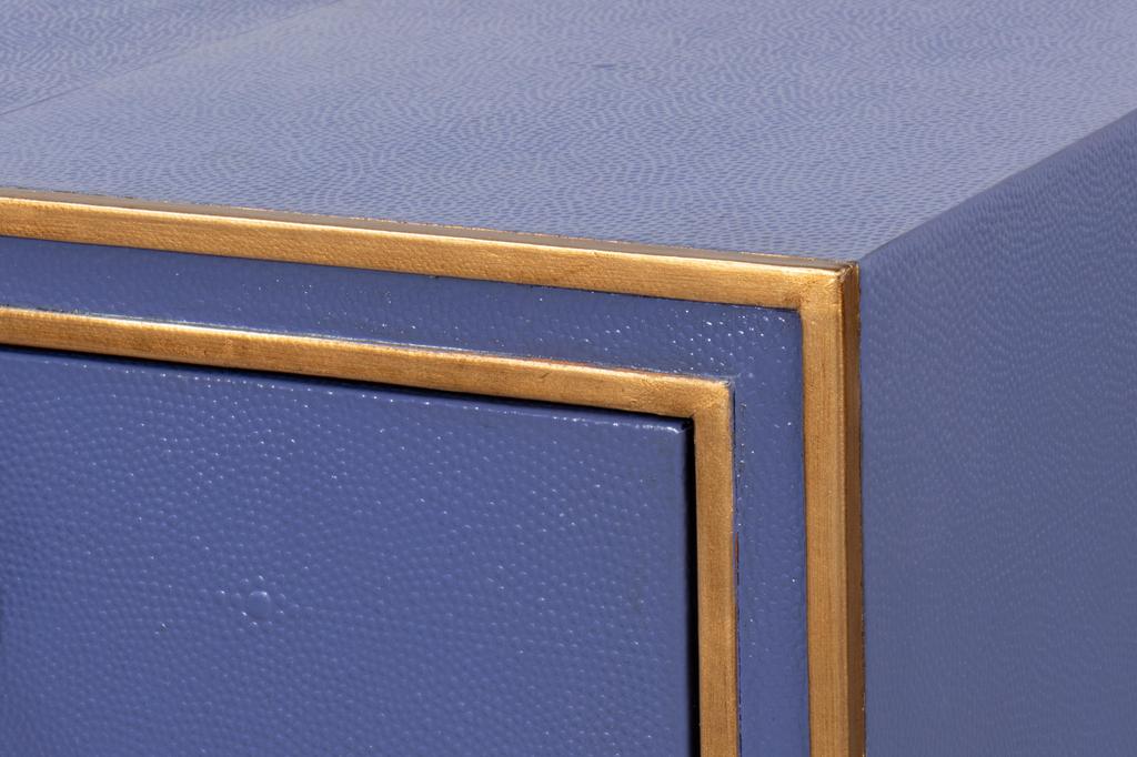 Gabriella Blue Shagreen Desk/Table - Ornate Home