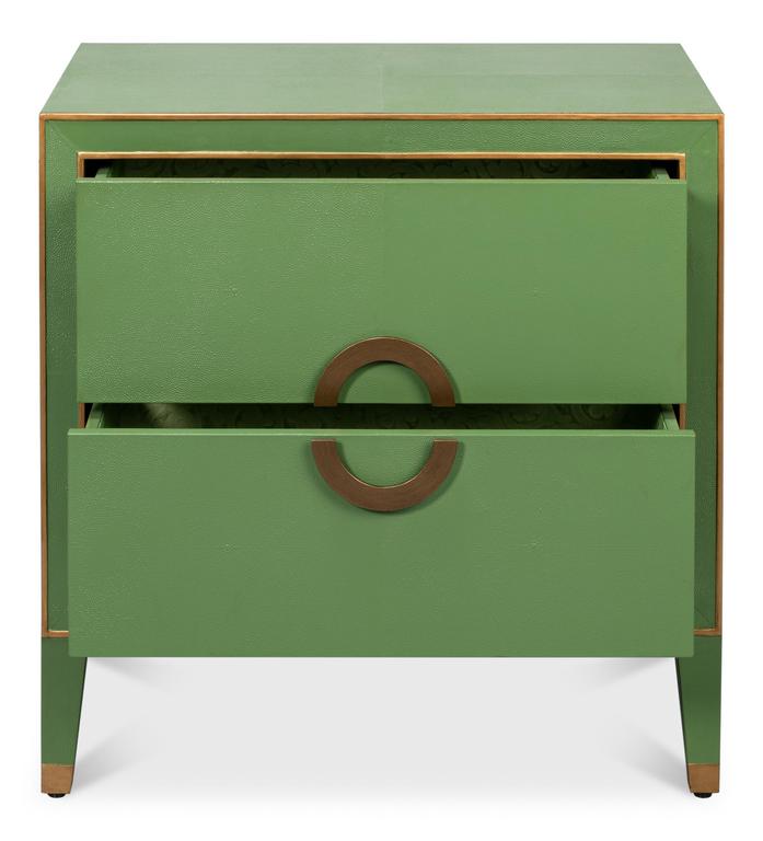 Gabriella Green Nightstand - Ornate Home