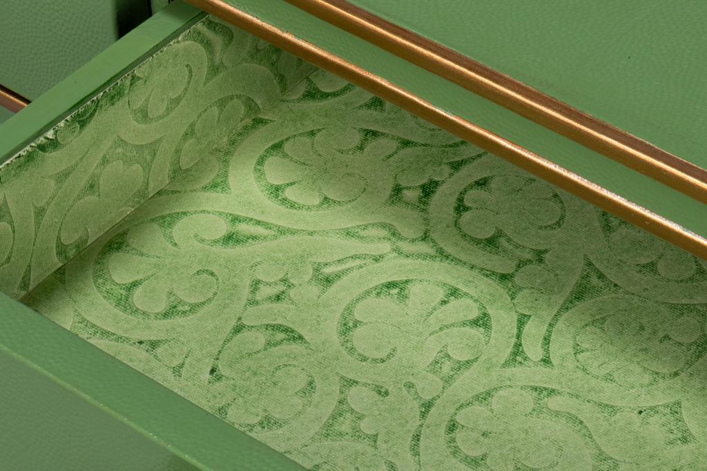 Gabriella Green Shagreen Desk/Table - Ornate Home