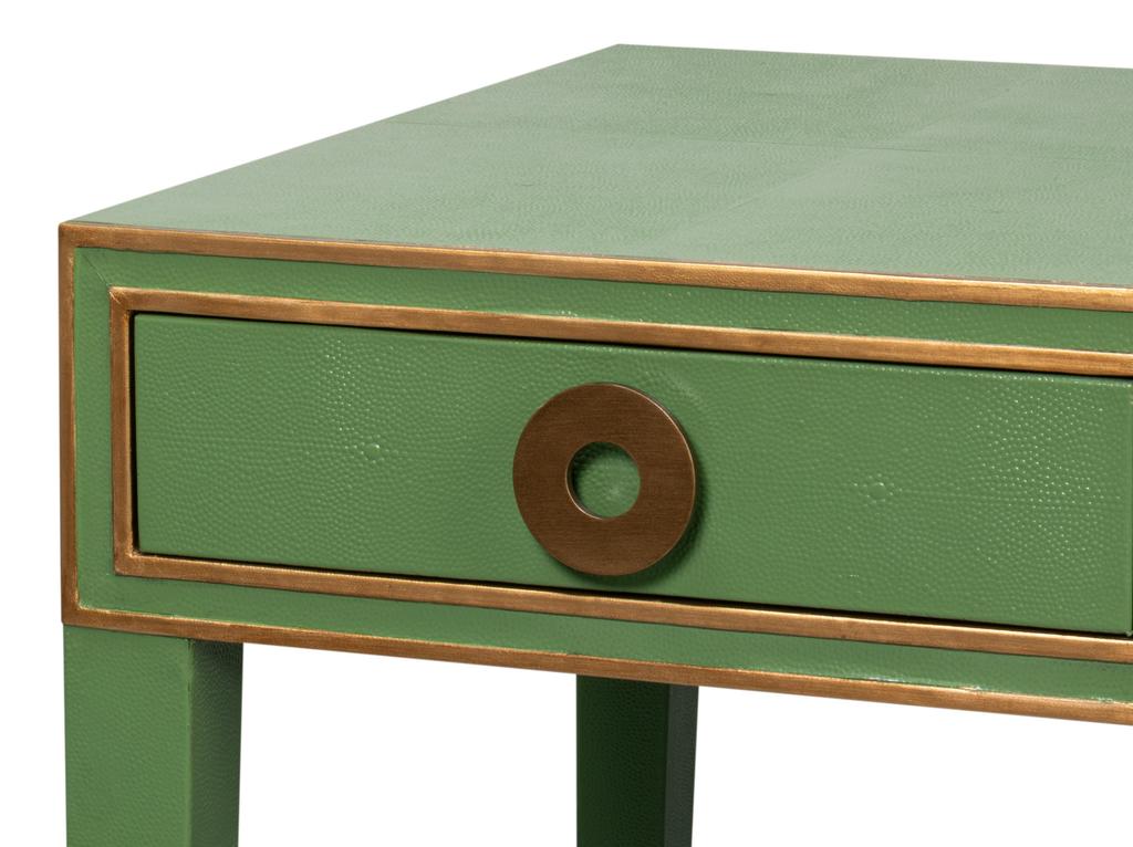 Gabriella Green Shagreen Desk/Table - Ornate Home