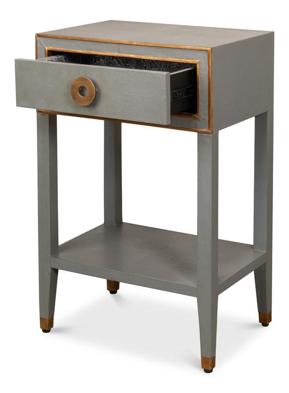 Gabriella Grey Nightstand - Ornate Home