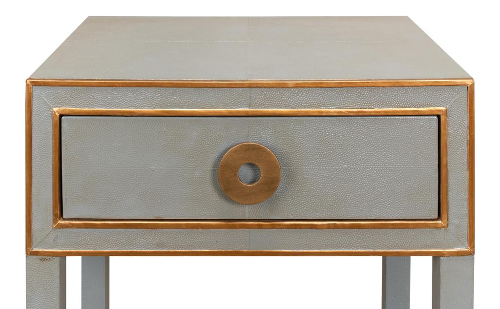 Gabriella Grey Nightstand - Ornate Home