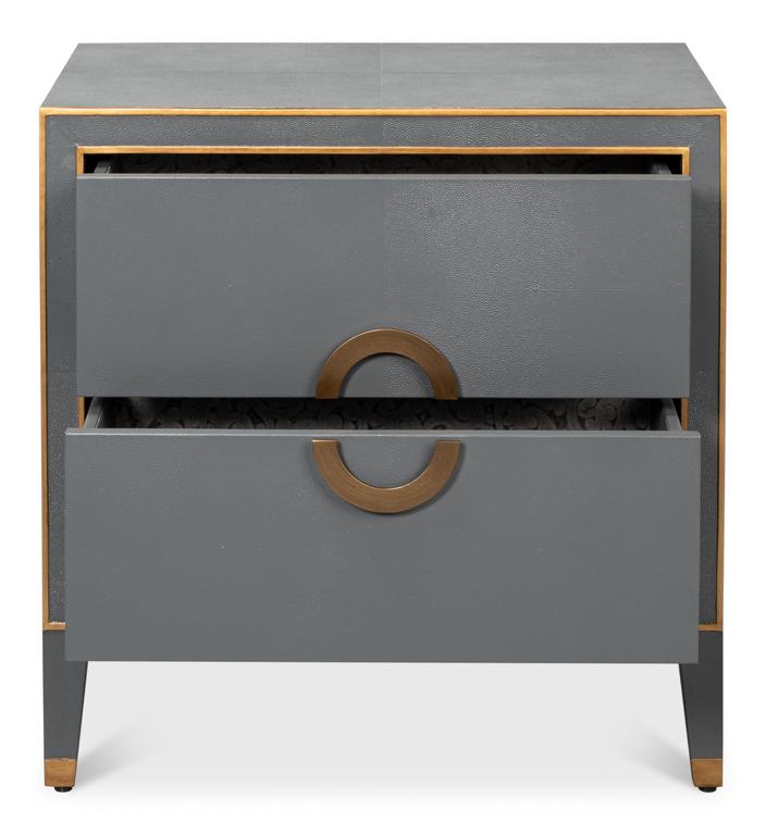 Gabriella Grey Nightstand - Ornate Home