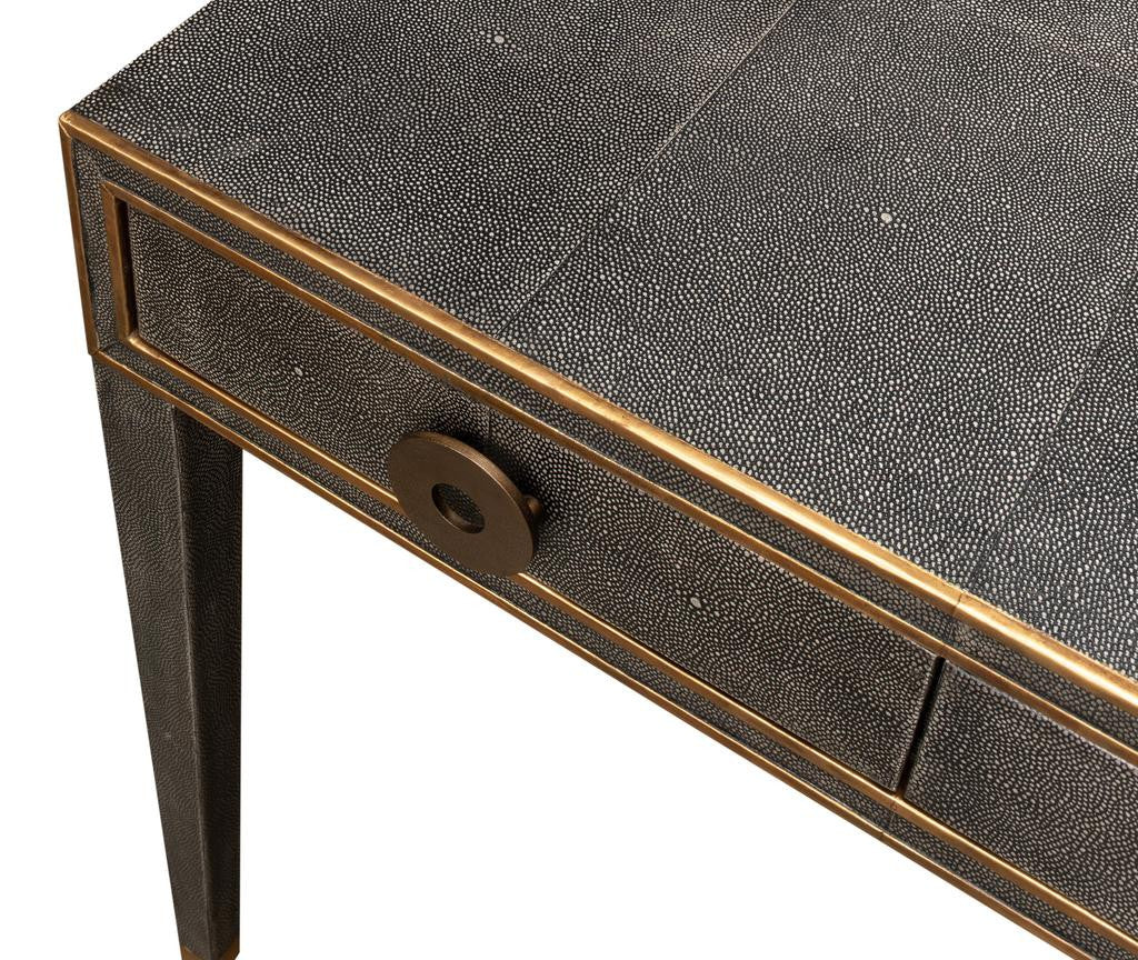 Gabriella Grey Shagreen Desk/Table - Ornate Home