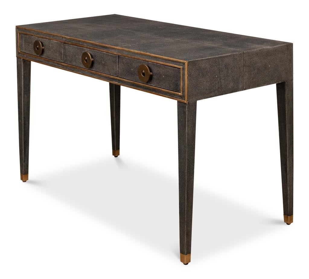 Gabriella Grey Shagreen Desk/Table - Ornate Home