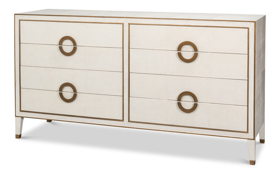 Gabriella Osprey White Chest of Drawers - Ornate Home