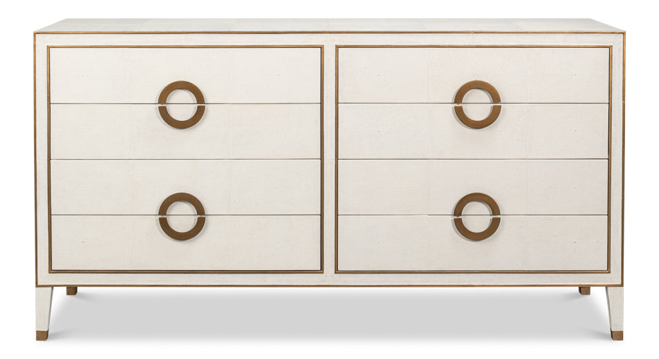 Gabriella Osprey White Chest of Drawers - Ornate Home