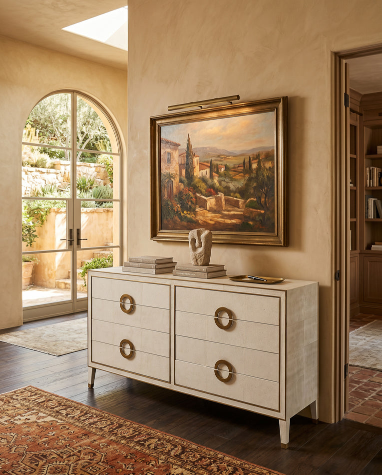 Gabriella Osprey White Chest of Drawers - Ornate Home