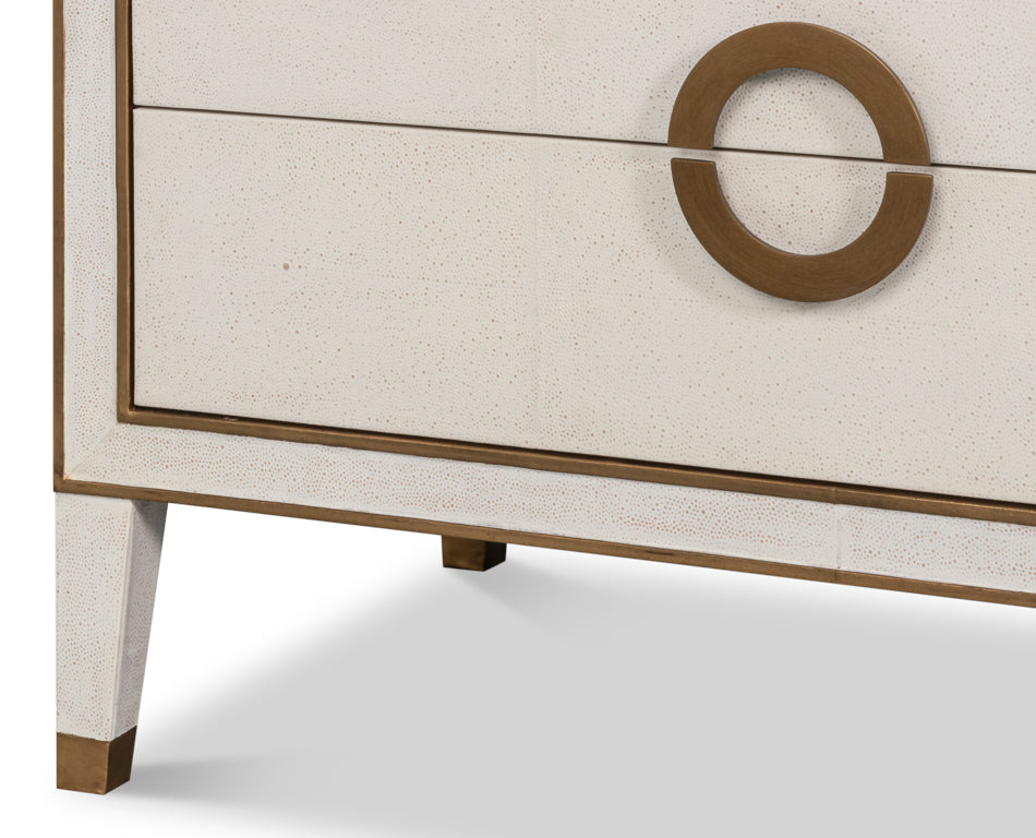 Gabriella Osprey White Chest of Drawers - Ornate Home