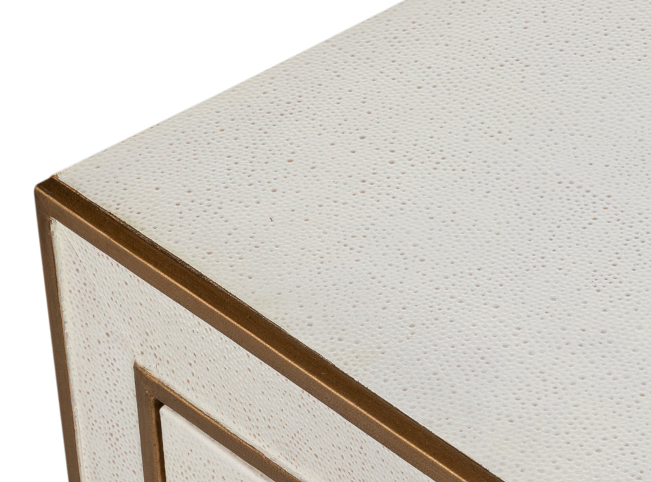 Gabriella Osprey White Nightstand - Ornate Home