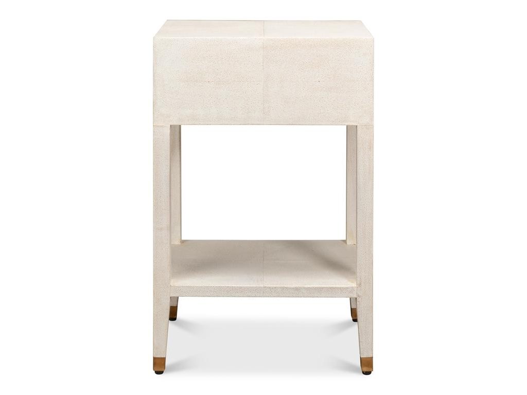 Gabriella White Nightstand - Ornate Home