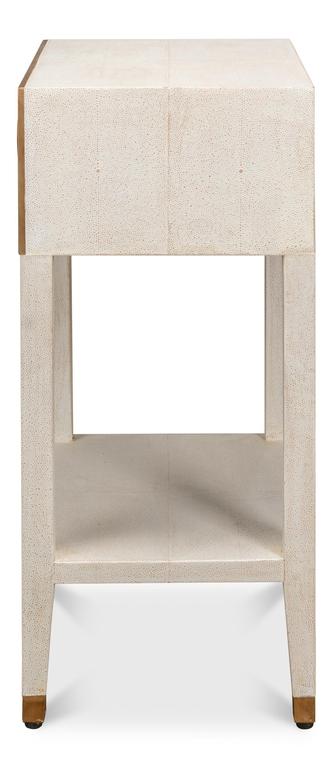 Gabriella White Nightstand - Ornate Home