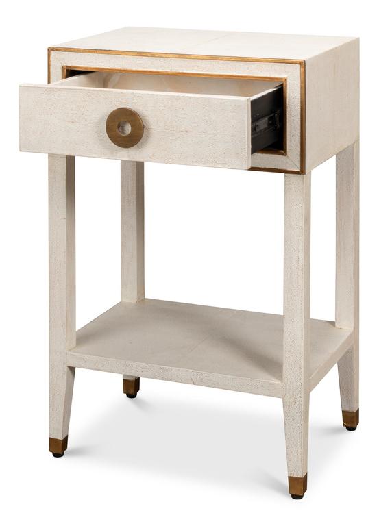 Gabriella White Nightstand - Ornate Home
