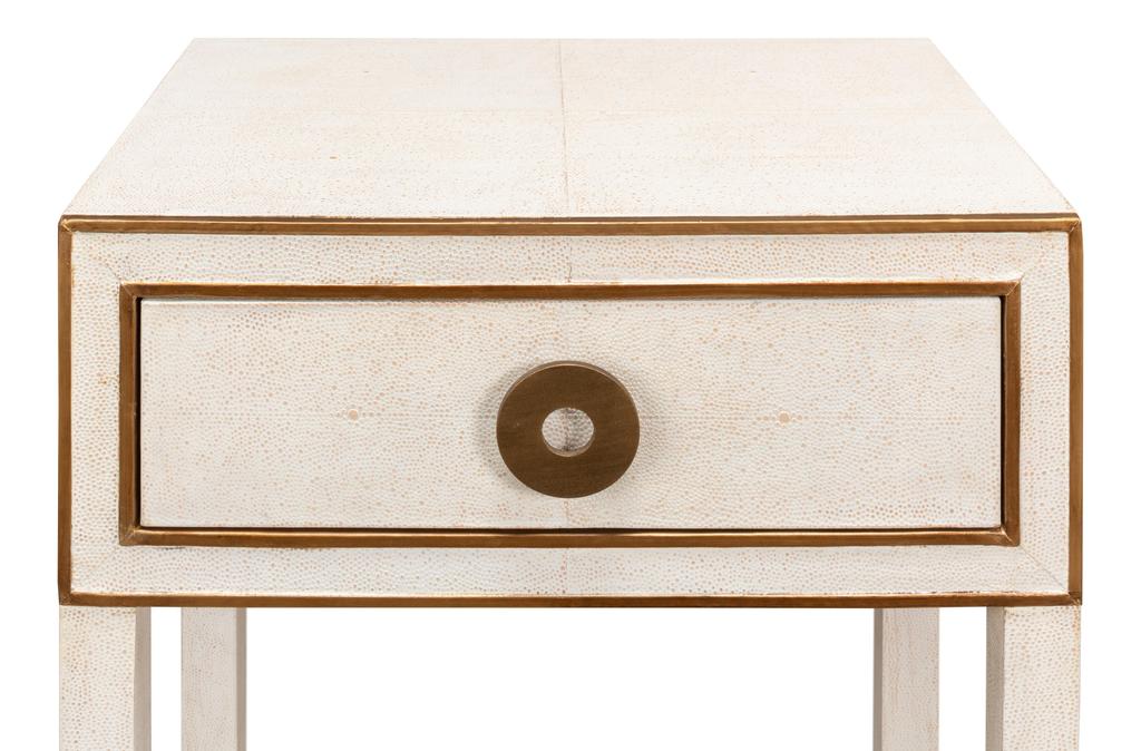 Gabriella White Nightstand - Ornate Home
