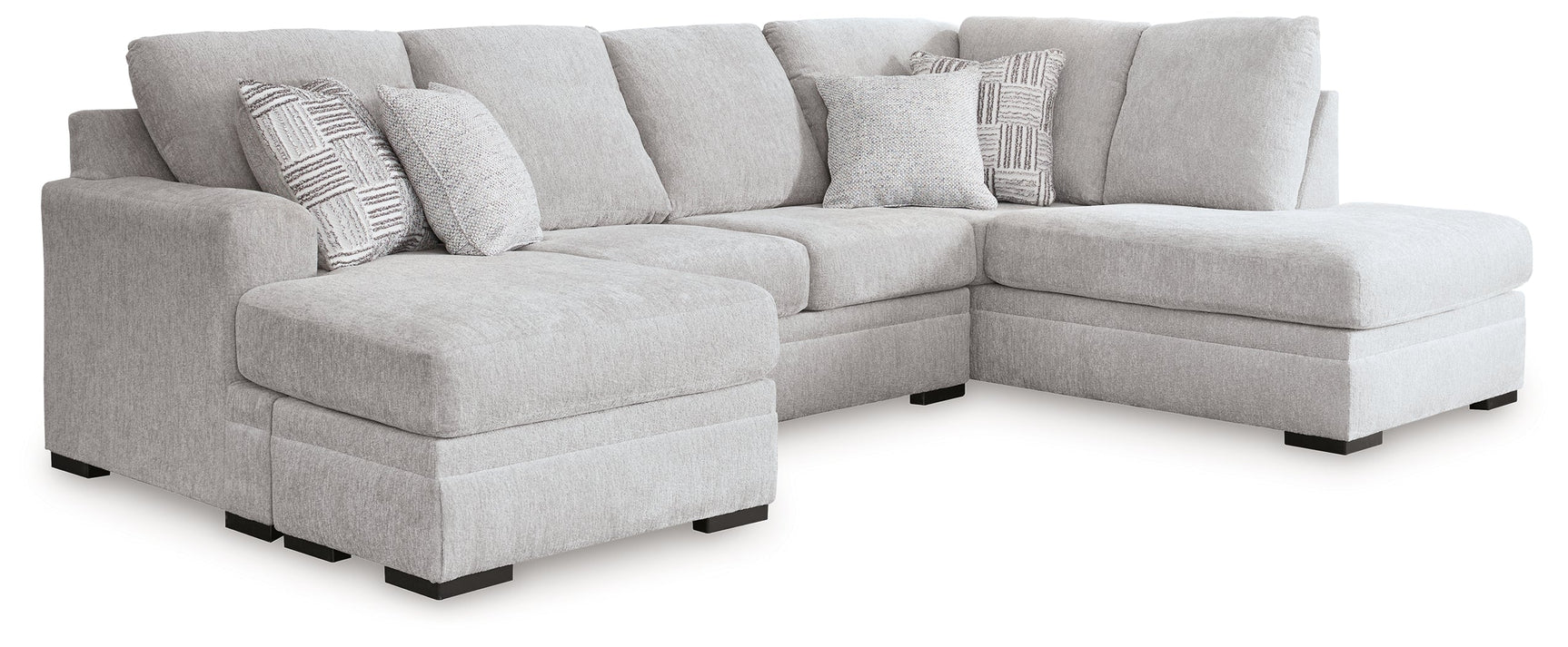 Gabyleigh Nickel 2-Piece Sectional with RAF Chaise - Ornate Home