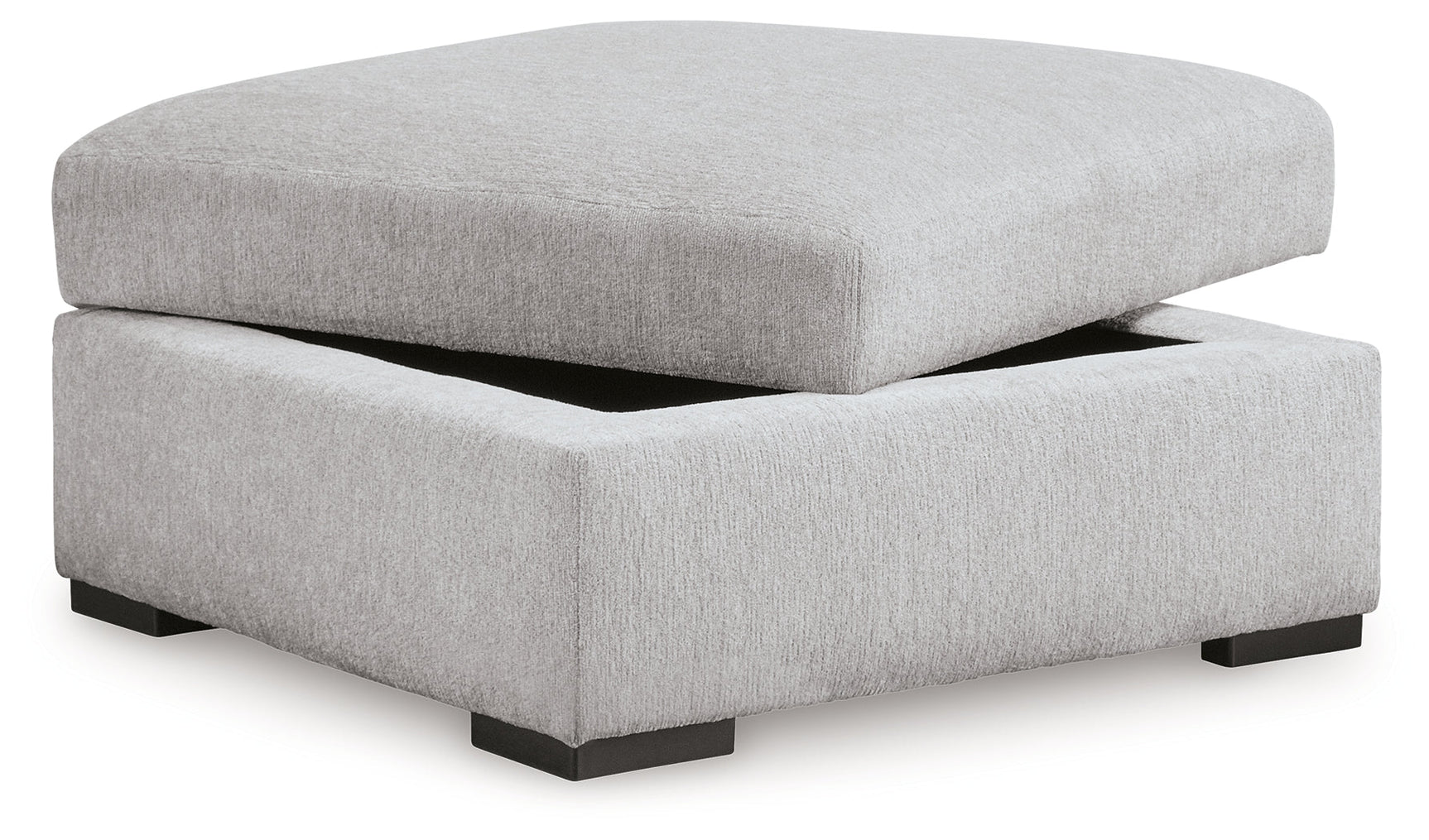Gabyleigh Nickel Ottoman With Storage (Online Special Price) - Ornate Home