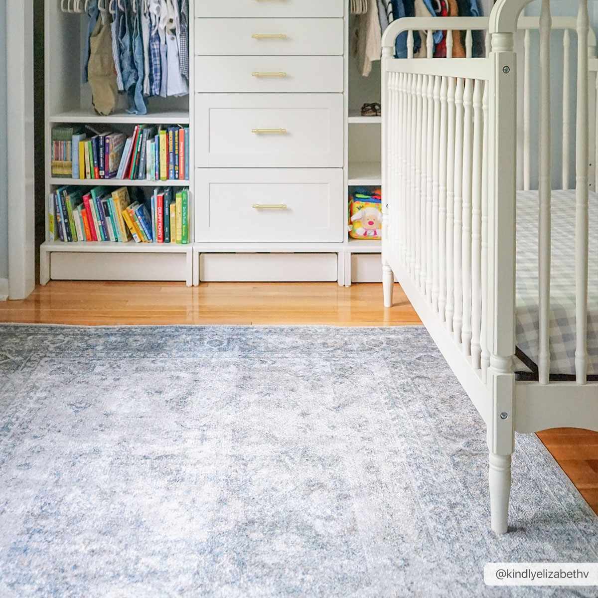 Gael Blue Boutique Washable Rug - Ornate Home