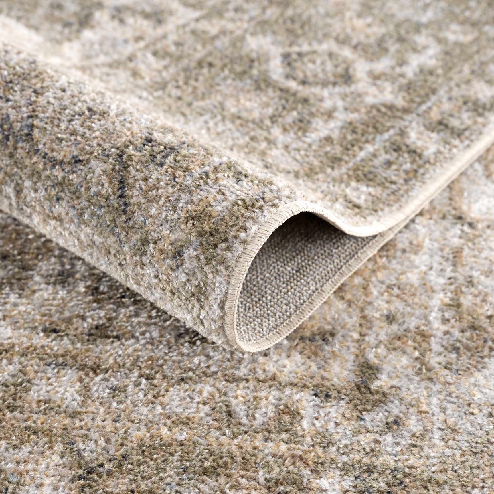 Gael Cream Washable Area Rug - Ornate Home