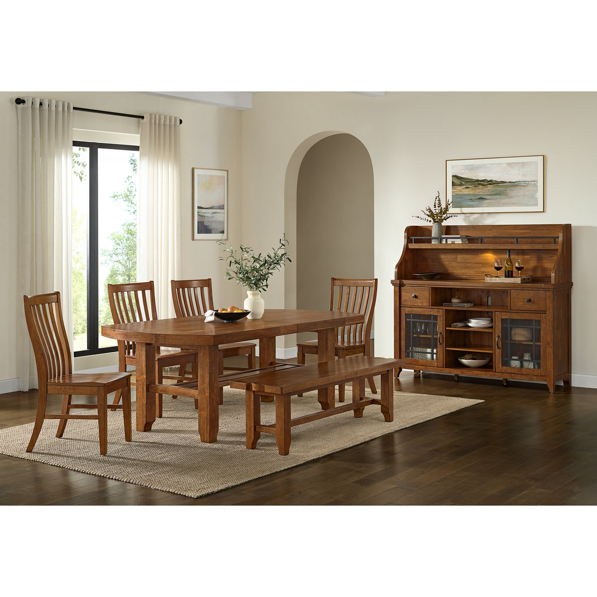 Gage Chestnut Dining Chair (Set of 2) - Ornate Home