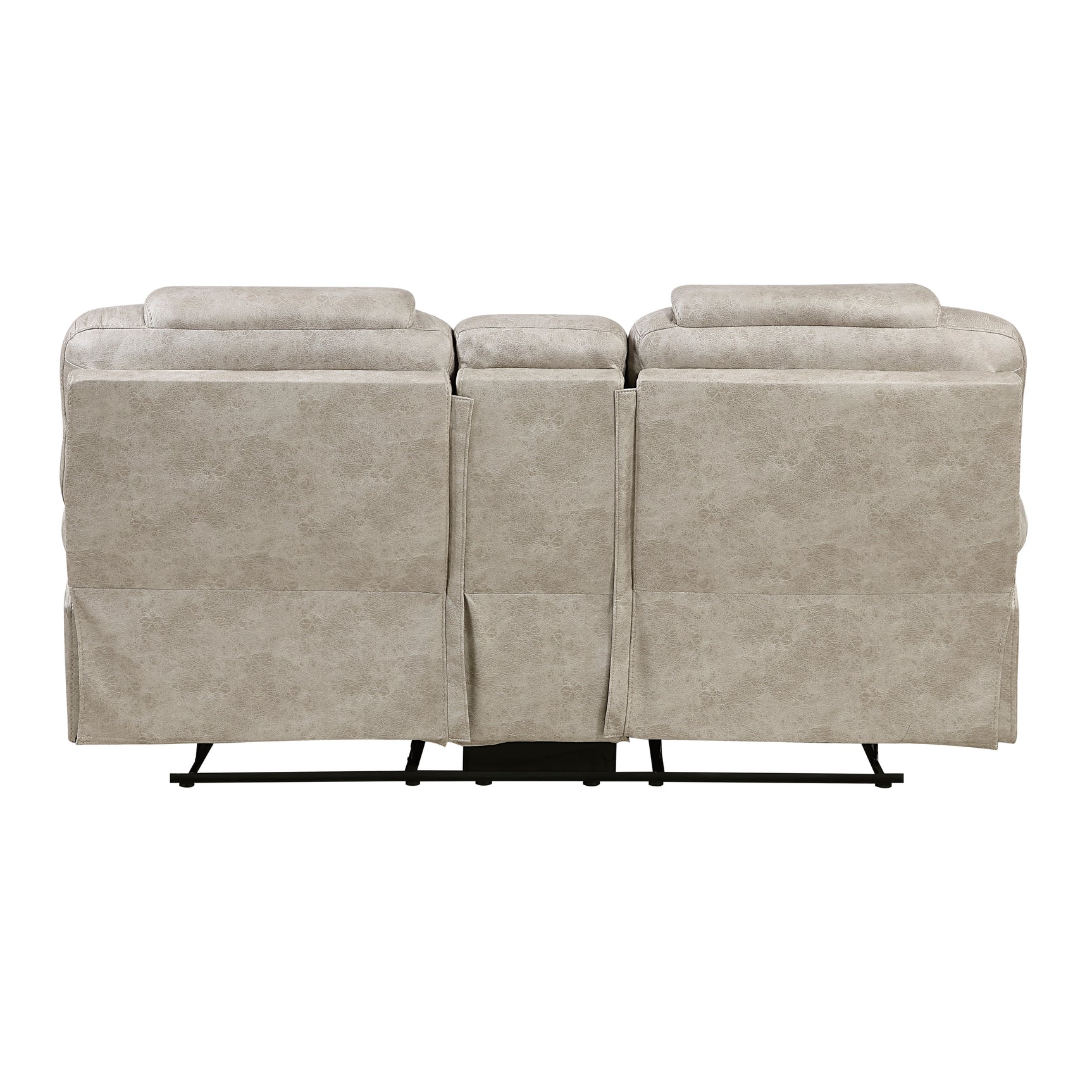 Gainesville Pewter Double Reclining Loveseat - Ornate Home