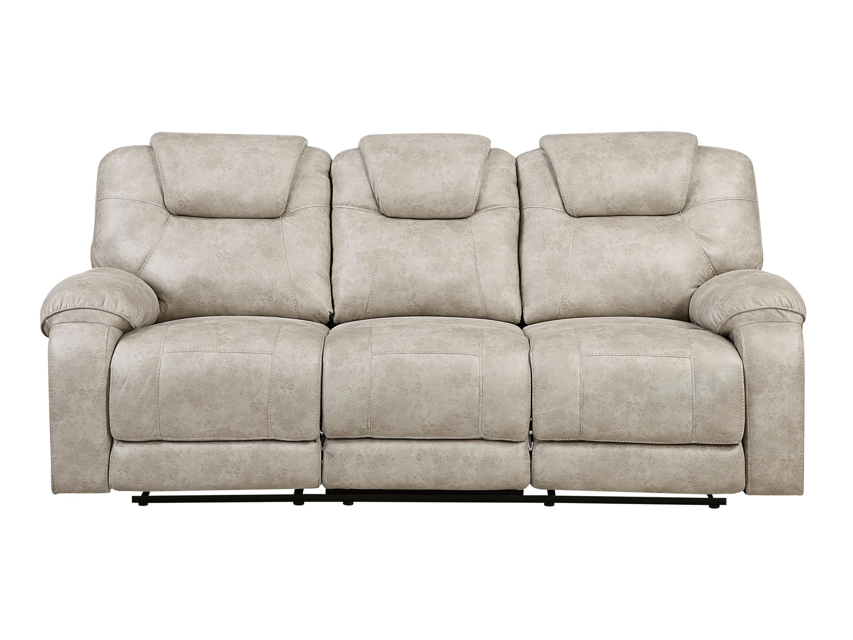 Gainesville Pewter Double Reclining Sofa - Ornate Home