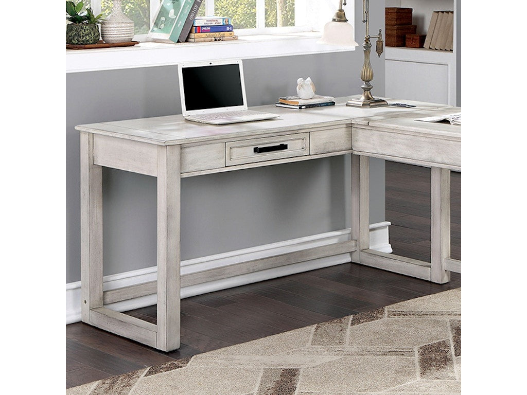 Galarga Antique White Lift-top Corner Desk - Ornate Home