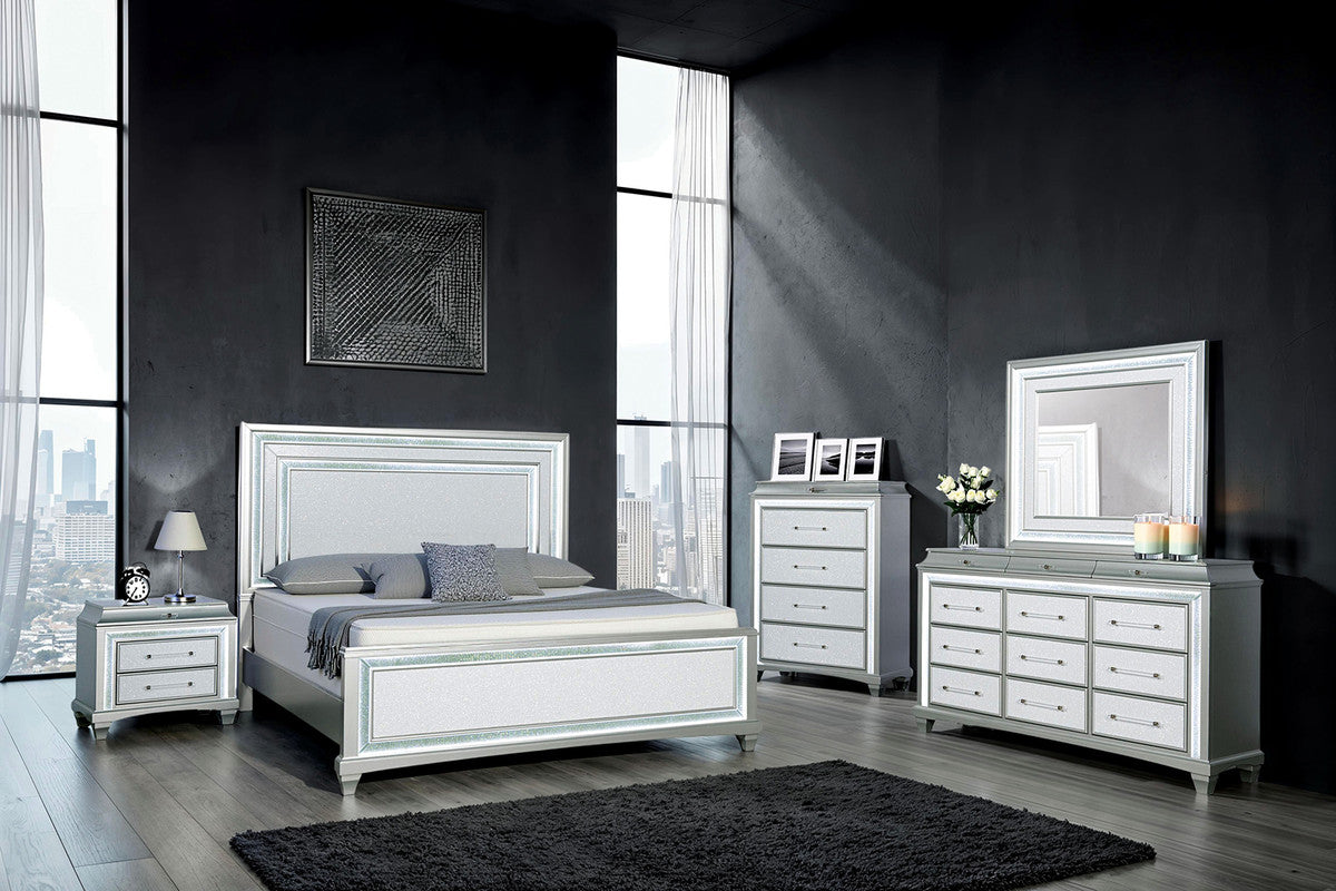 Galea Gray Chest w/ LED - Ornate Home