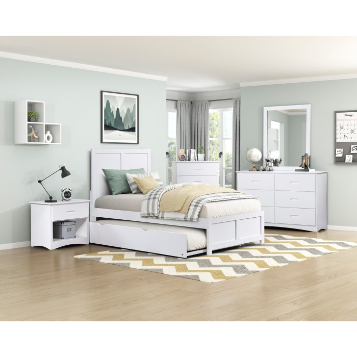 Galen White 7-Drawer Dresser