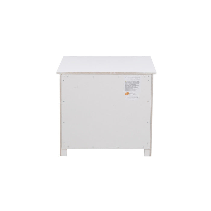 Galen White Nightstand - Ornate Home