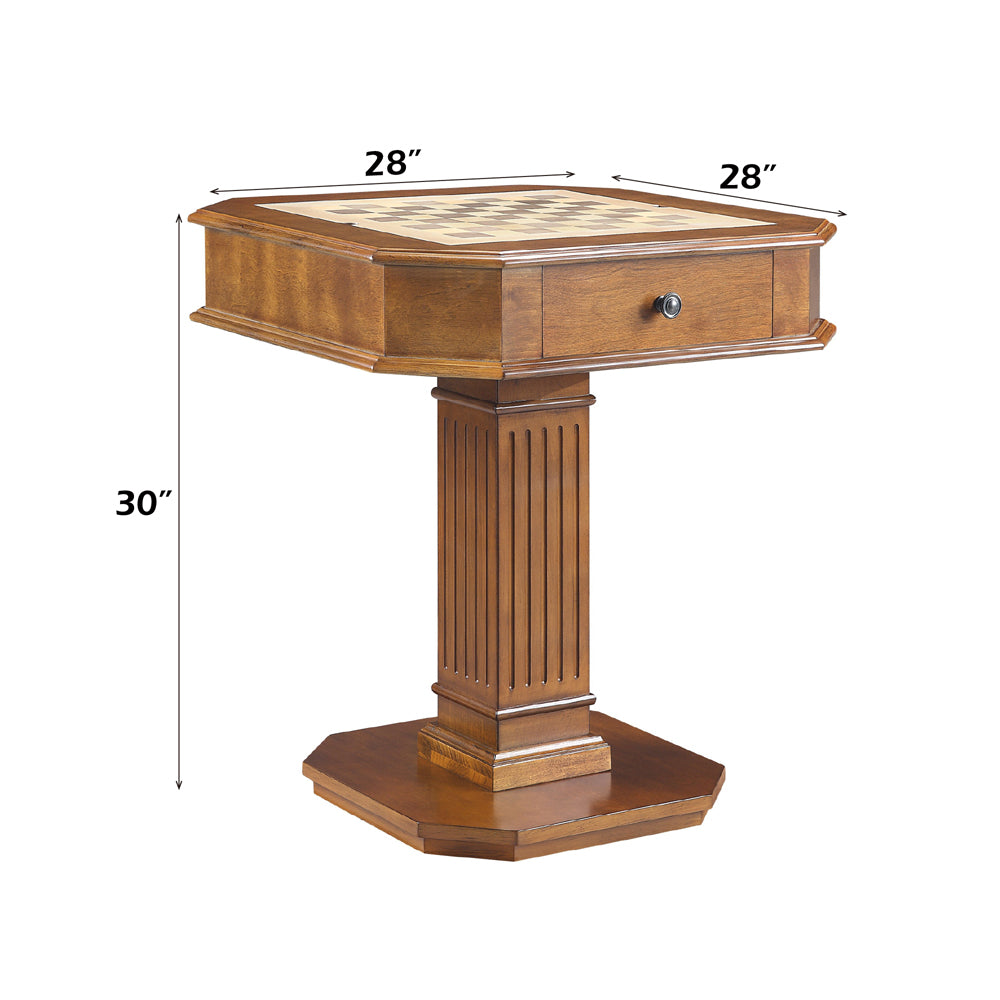 Galini Walnut Gaming Table - Ornate Home