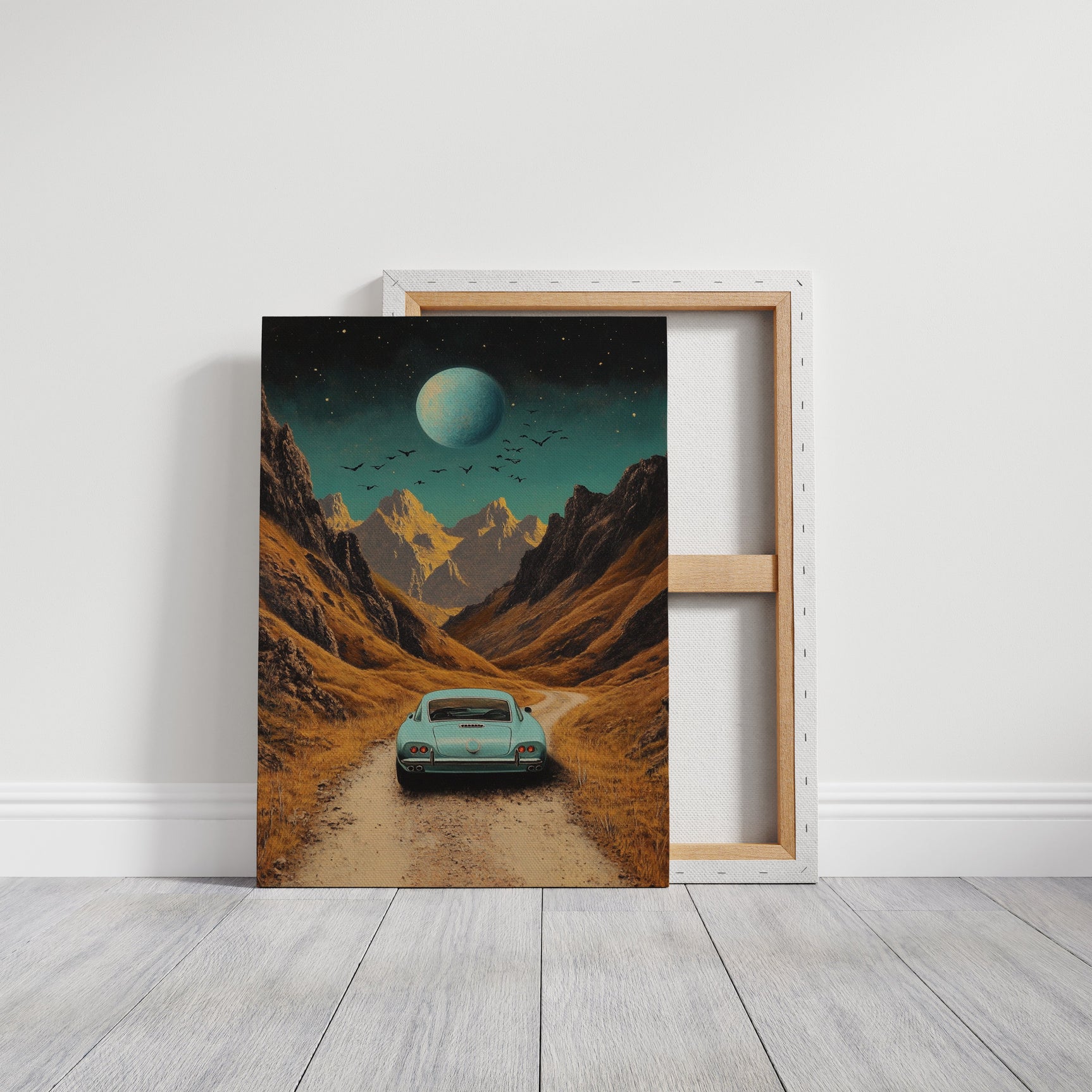Celestial Journey - Vintage Roadscape Art