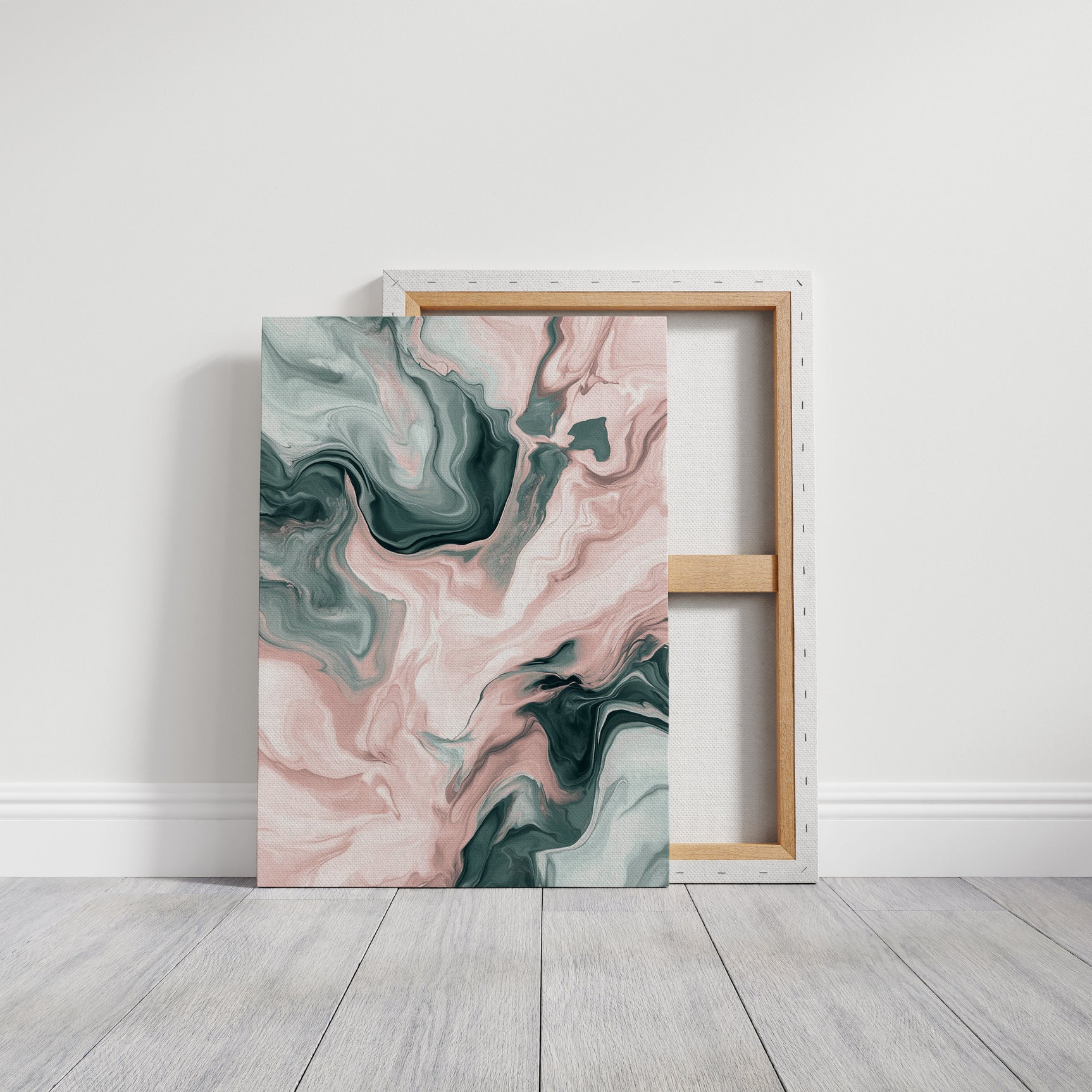 Mystic Waves - Abstract Marble Canvas Art