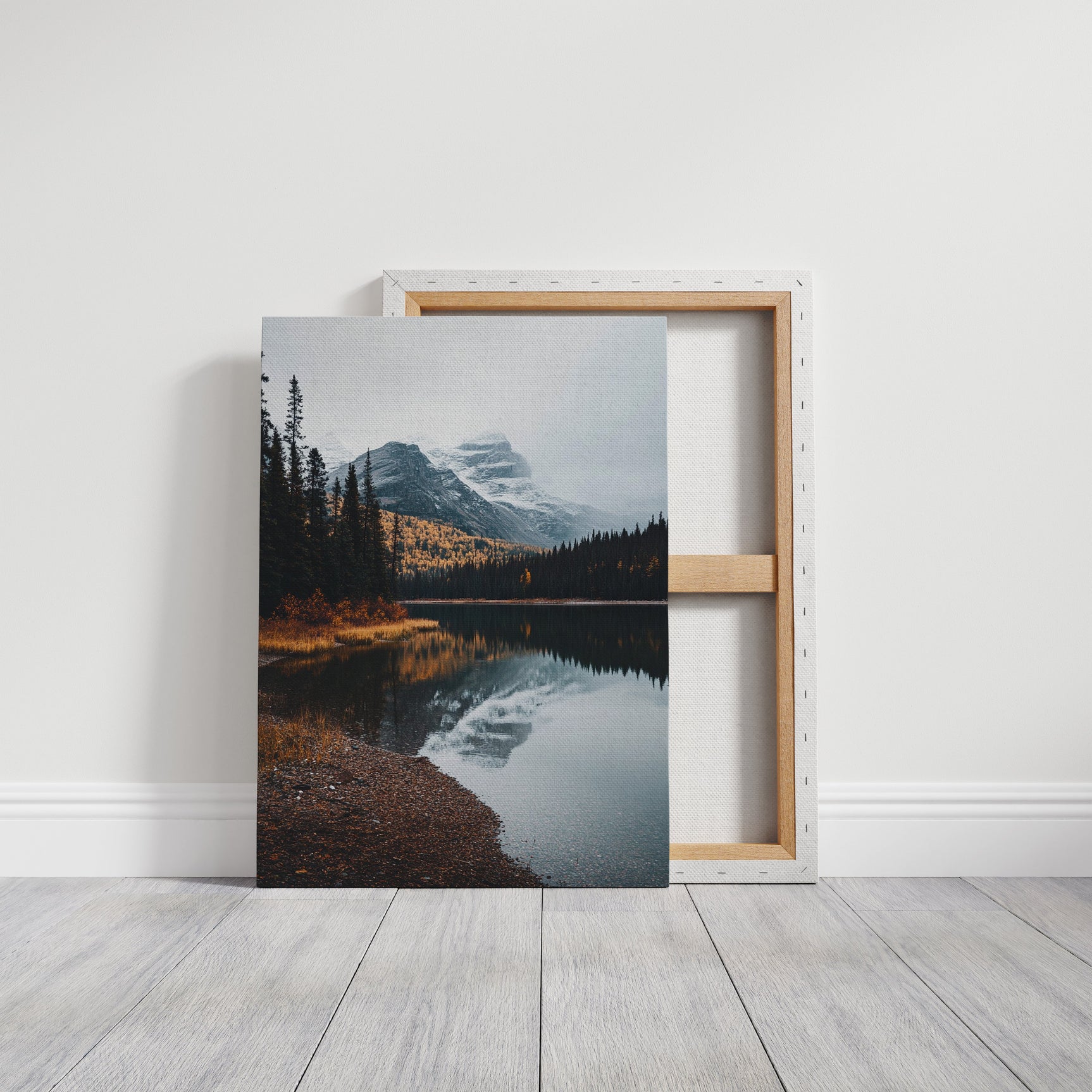Majestic Mountain Reflection Art Print