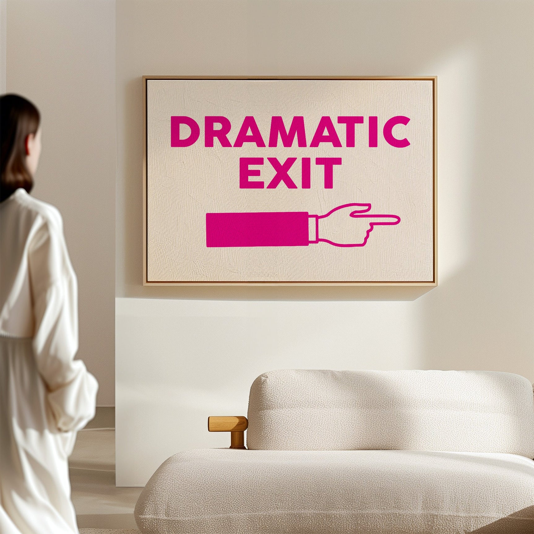 Vivid Escape - Bold Typography Wall Art